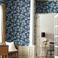 RI5142 Navy Hydrangea Wallpaper