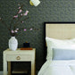 RI5125 Black/Beige Tapestry Wallpaper