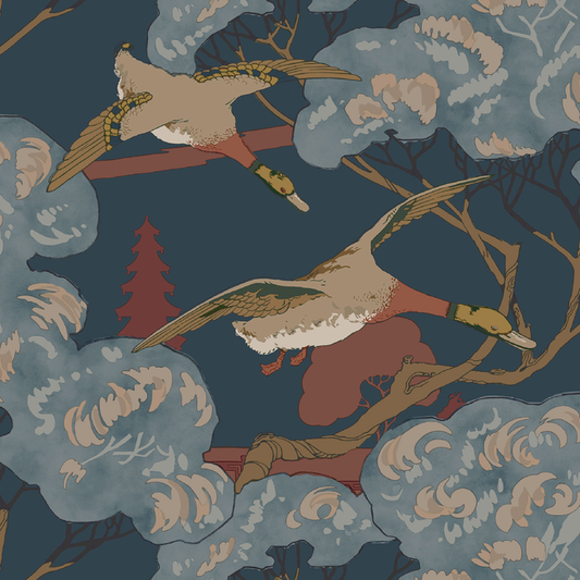 Grand Flying Ducks - Red/Blue