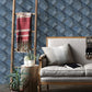 Devonshire Blue Marble Wallpaper