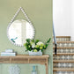 2969-25874 Jocelyn Green Faux Fabric Wallpaper by Brewster