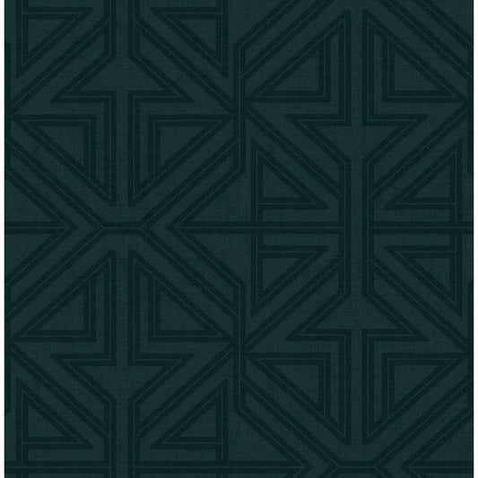 Kachel Teal Geometric Wallpaper