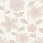 1014-001815 Pink Maisie Batik Flower Wallpaper By Brewster