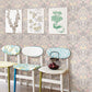 1014-001809 Pink Willow Nouveau Floral Wallpaper By Brewster