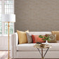 White/Gold Persimmon Leaf Wallpaper