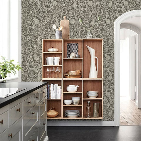 2861-25725 Revival Brown Fauna Equinox By A Street Prints