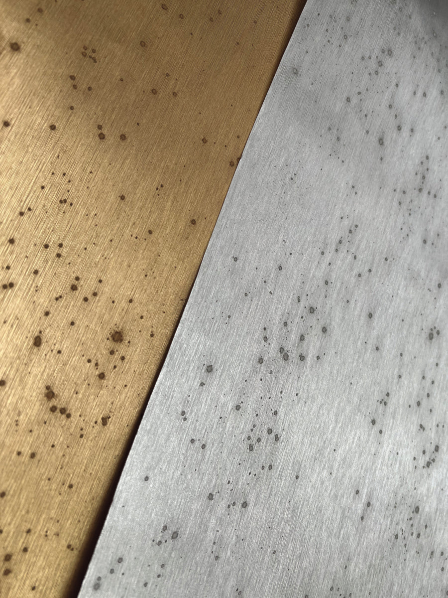 Gold Burnished Patina Wallpaper