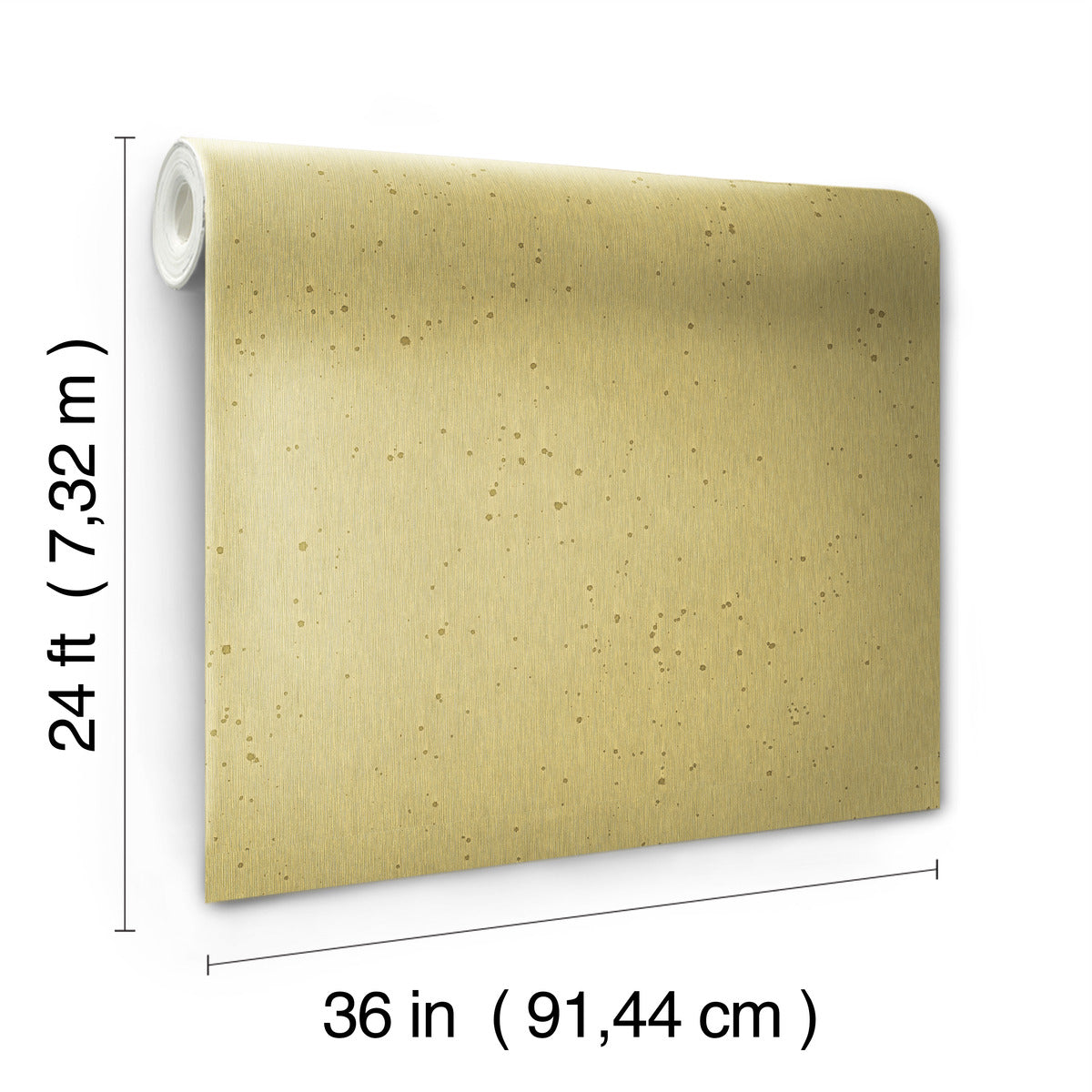 Gold Burnished Patina Wallpaper