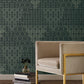 Blue Modern Chandelier Wallpaper
