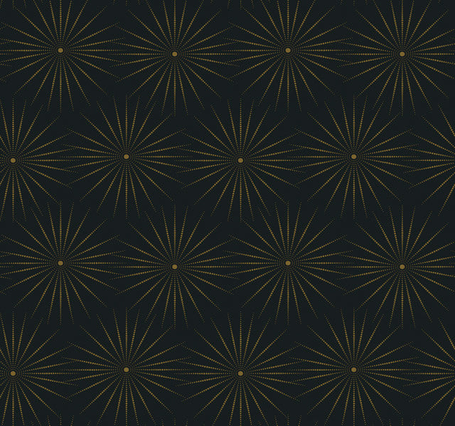 Black/Gold Starlight Wallpaper