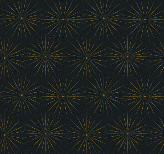 Black/Gold Starlight Wallpaper