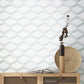 White/Gray Palisades Paperweave Wallpaper