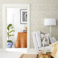 Off White Laurel Damask Wallpaper
