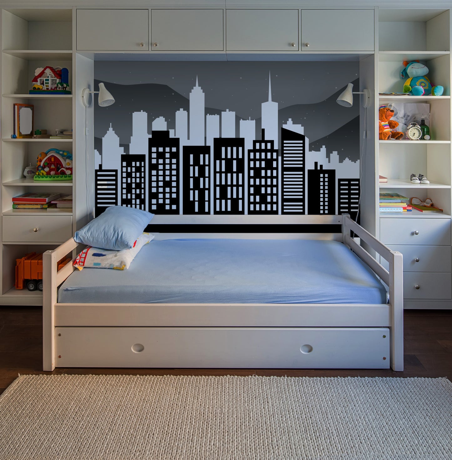 City Black Mural