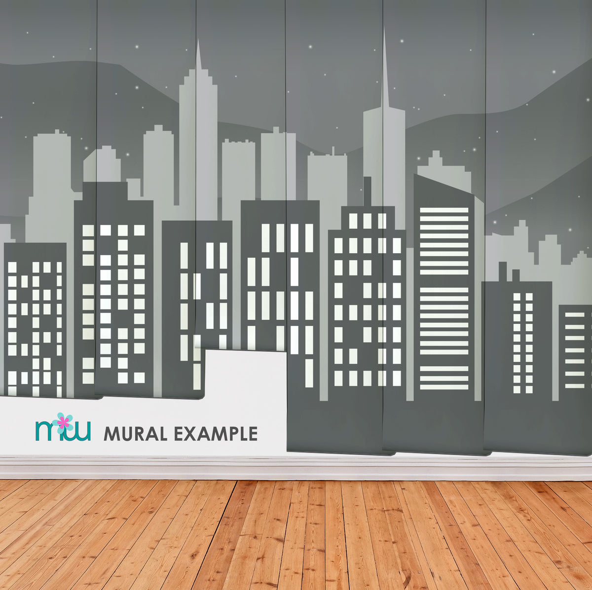 City Mural Examples City Gray Mural – It's my wall