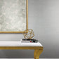 Silver/White Shining Sisal Wallpaper