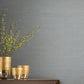 Blue/Silver Shining Sisal Wallpaper