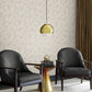 Silver Ginkgo Toss Wallpaper
