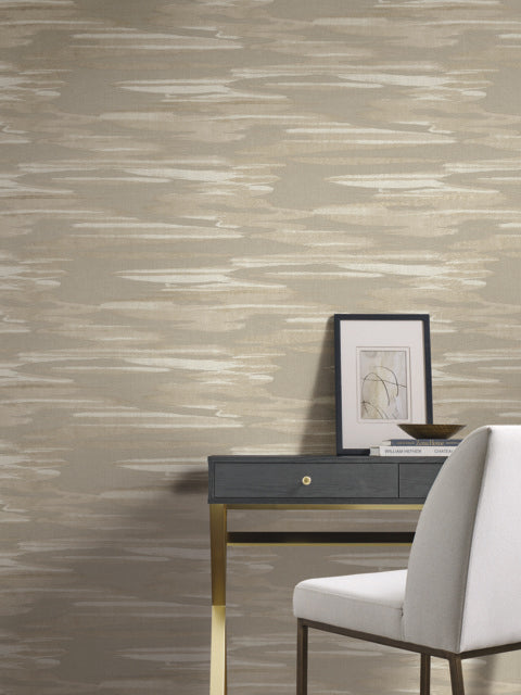 Taupe Nimbus Wallpaper