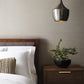 Taupe/Silver Ribbon Bamboo Wallpaper