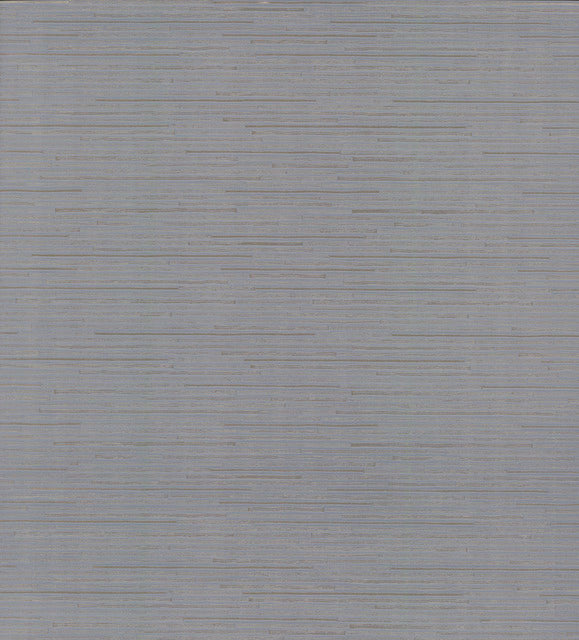Blue/Silver Ribbon Bamboo Wallpaper