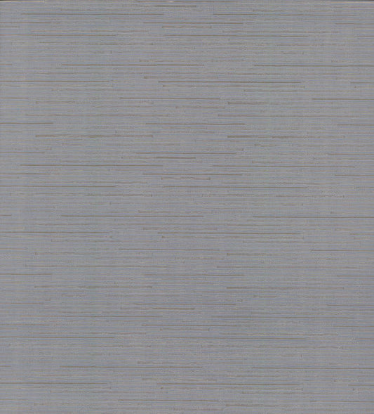 Blue/Silver Ribbon Bamboo Wallpaper