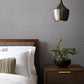 Blue/Silver Ribbon Bamboo Wallpaper
