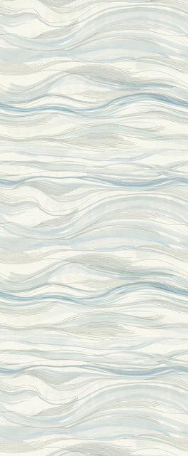 Blue Currents Wallpaper Mural