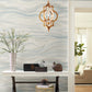 Blue Currents Wallpaper Mural