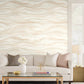 Beige Currents Wallpaper Mural