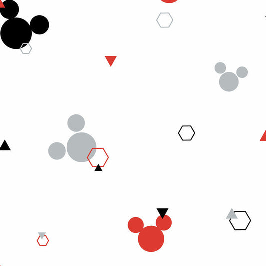 Red/Black Disney Minnie Mouse Dots Wallpaper
