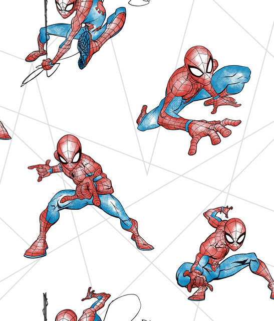 Red/Blue/Gray Spider-Man Fracture Wallpaper