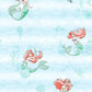 Teal Disney The Little Mermaid Swim Wallpaper