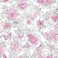 Purple Disney Princess Royal Floral Wallpaper