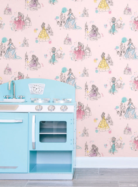 Pink Disney Princess Pretty Elegant Wallpaper