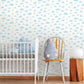 Blue Disney Winnie the Pooh Cloud Wallpaper
