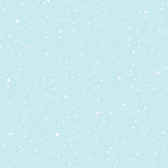 Teal Disney Mickey Mouse Star Wallpaper