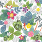 Pink/Green Disney Moana Jungle Wallpaper