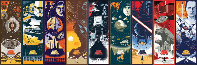 Brown/Black/Green Star Wars: Celebrating The Saga Border Wallpaper Border
