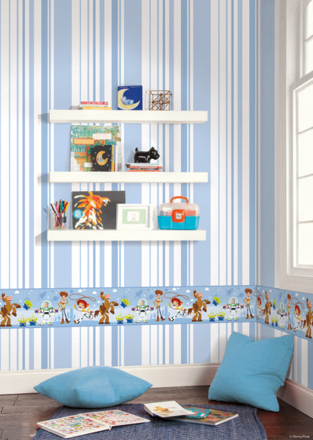Blue Disney and Pixar Toy Story 4 Border Wallpaper Border