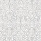 Bright White/Silver Paradise Wallpaper
