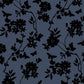 Blue/Black Flutter Vine Wallpaper