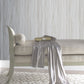 Grey/White Fantasy Faux Bois Wallpaper