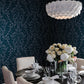 Navy Modern Romance Wallpaper
