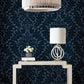 Navy Modern Romance Wallpaper