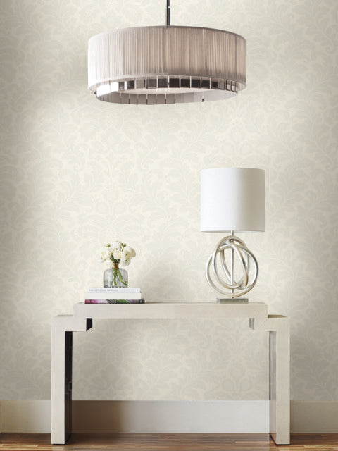 White Modern Romance Wallpaper