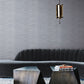 Smokey Blue Glistening Chevron Wallpaper