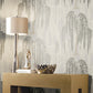 Light Taupe Willow Glow Wallpaper