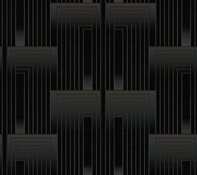 Black/Copper Vanishing Wallpaper