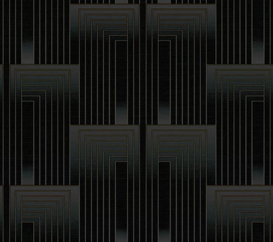Black/Copper Vanishing Wallpaper